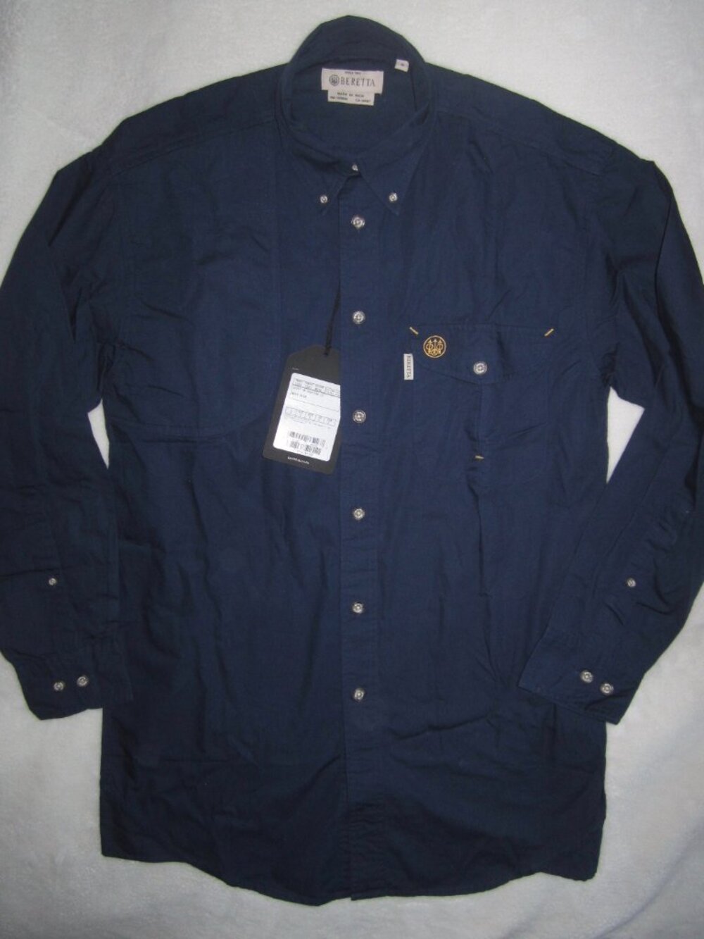 NWT BERETTA TM Shooting Shirt Navy Men’s Small